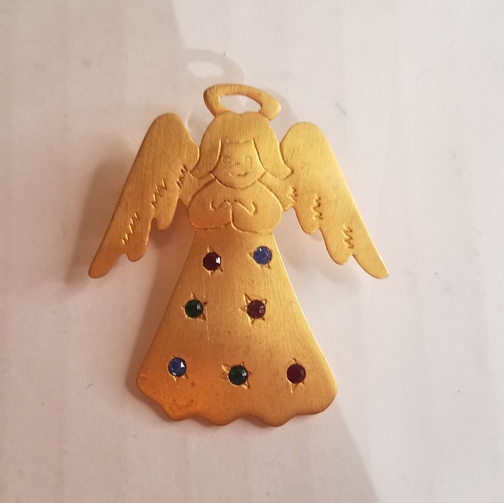 Jonette jewelry angel brooch 3t9
